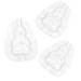 BESPORTBLE 3pcs Shaper Watermelon Forming Shaping Fruit Buddha Shaped DIY Mould Small Peach for Transparent 9x8cm