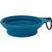 Buy Ohmo 800ml Foldable Dog Bowl - Portable Travel Water Bowl for Medium to Large Pets in Peacock Blue - Buy Online on GoSupps.com