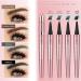 Magic Eyebrow Pencil with 4 Fork Tip 3D Microblading Eyebrow Pen Eye Brown Makeup Long-Lasting Eyebrow Pencil Long-lasting Natural Makeup Fine Stroke Magic Eyebrow Pencil Stay on All Day (Black) - Buy Online on GoSupps.com