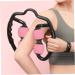 Healeved Multifunctional Foam Roller Massage Device 4-Wheel Muscle Roller for Leg & Forearm Massage | Myofascial Fitness Tool in Pink (26x24cm) - Buy Online on GoSupps.com