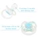 Buy LittleForBig Large Shield Pacifier II - Adult Size Baby Elephant Blue | International Shipping Available - Buy Online on GoSupps.com