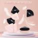 MEM Triangle Powder Puff - 8 Pcs Soft Velour Makeup Puffs for Face Powder Application | Wet & Dry Use Makeup Sponge Tools in Skin-Friendly Black&Nude - Buy Online on GoSupps.com