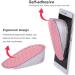 Tmishion Invisible Silicone Gel Insoles - Height Increasing Orthopedic Cushion (1.5cm Pink) for Ultimate Comfort and Support - Buy Online on GoSupps.com