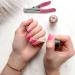 Bzwyonst Nail clippers for nails and false acrylic nails easy to use pink. - Buy Online on GoSupps.com