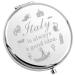 Italy Travelers Gifts Italy is Always A Good Idea Compact Mirror for Italy Lover Travel Gift (Italy is Always)