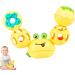 Voiakiu Kugelrassel Toy | Sensory Crab Ball for Babies | Soft Molar Teething Ring | Calming Yellow Exploration Toy - Buy Online on GoSupps.com