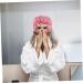 Beavorty Extra Large Pink Shower Cap for Women - Reusable Night Cap for Hair Protection and Showering - 24x24cm - Buy Online on GoSupps.com