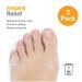 Natracure Advanced Gel Toe Separator with Toe Loop - Spacer, Corrector, and Straightener for Bent, Crooked, Overlapping Toes - Small Size (2 Pack) - Buy Online on GoSupps.com