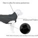 Mile High Life Adjustable Waterproof Dog Raincoat | Lightweight Small Gray Pet Jacket with Reflective Strip - Buy Online on GoSupps.com