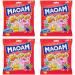 Maoam Stripes Sweets Bags (140g x 4) Multipack - Individually Wrapped Fruit Flavour Chews Share Pack Kids Party Candy - Buy Online on GoSupps.com