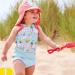 Splash About Baby Kids Legionnaire Sun Hat - S Size, Little Ducks Print - Buy Online on GoSupps.com