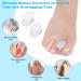  Autuuuckee Silicone Toe Spreader & Separator 4 Pairs for Bunions & Hallux Correction Comfort & Support in White  - Buy Online on GoSupps.com