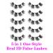 Buy 5 Pairs 18mm 3D Mink Lashes - Fluffy Handmade Reusable Criss-Cross Thick Eyelashes | Bulk Pack (L077) - International Shipping Available - Buy Online on GoSupps.com