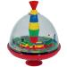 Lena 52120 - Panorama ride Railway 19 cm plastic flywheel classic pumping roundabout music circle with locomotive gyro with a standstill toy scout for children from 18 months