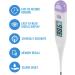 MABIS Digital Thermometer for Babies, Children, and Adults - Clinically Accurate in 60 Seconds - Purple - Buy Online on GoSupps.com