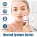 Heated Eyelash Curlers Rapid Heated Lash Curler Quick Natural Curling for Long Lasting with Sensing Heating Silicone Pad 2 Tempreture Setting & USB Rechargeable Eye Lash Curler (Pink) - Buy Online on GoSupps.com