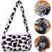 Valiclud Fluffy Cow Armpit Pocket Shoulder Bag for Women | Stylish Synthetic Fur Handbag in Cow-Print - Buy Online on GoSupps.com