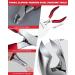 Softale Toenail Clippers for Thick Nails - Professional Stainless Steel Podiatrist Pedicure Kit for Ingrown Toenails - 7 Piece Set in Red+Silver - Buy Online on GoSupps.com