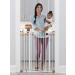 Regalo Easy Step 36" Extra Tall Walk Thru Baby Gate, Includes 4-Inch Extension Kit, 4 Pack of Pressure Mount Kit and 4 Pack Wall Cups and Mounting Kit, Pack of 1 White