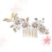 FRCOLOR Set of 2 Bridal Combs Rhinestone Hair Side Comb Bridal Hair Clips Crystal Hair Pin Hair Clip Tiara Bridal Hair Comb Wedding Headpiece Vintage Hair Accessories Flowers Headpiece - Buy Online on GoSupps.com