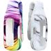 TZY 2-Pack Clips Replacement for Fibit Inspire 2  Soft Comfortable Silicone Clip 360Protection Holder Accessory Compatible with Fibit Inspire 2 (Pink White) - Buy Online on GoSupps.com