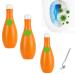 Bowling Blue Bubble Toilet Bowl Cleaner Automatic Long-Lasting Toilet Bowl Cleaner in Bottle Toilet Fresheners Deodorizing and Descaling Multi Functional Cleaning Agent for Toilet Tank (3 Pcs 300g)