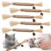 Tuibeidamai Matatabi KatzenTicks cat sticks for tooth cleaning Kaust sticks set cat mint toys catnint sticks to grind your teeth play for cats bite chew (5 pieces long)