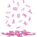 PRATIQUE Glitter Rhinestone Alphabet Letter Stickers - Pink Self-Adhesive DIY Craft Art Supplies - Buy Online on GoSupps.com
