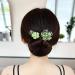 Ball Hair Clips Bun Rollers Lazy Hair Curler Rhinestone Flower Hair Clip Elegant Hair Clip For Women Bun Maker Hairpin Easy And Quick Snap Curling Tools (Type18) - Buy Online on GoSupps.com