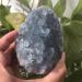 Crystal Rough Specimen Healed Natural Celestite geode Quartz Cluster Crystal Specimen As a Gift (Color : 407g) - Buy Online on GoSupps.com