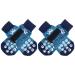 Expawlora on both sides of non -slip dog socks - soft and breathable paw protection for all dogs with adjustable straps good traction control for interior on the wooden floor blue M medium (4 count) blue