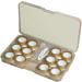 Harayaa 4x Travel Case for 6 Pairs of Contact Lenses - Leak-Proof Silicone Seals Compact & Stylish for Women - Ideal for International Travel - Buy Online on GoSupps.com