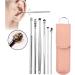 Innovative 6-in-1 Earwax Cleaner Tool Set - Ear Wax Removal Kit and Face Wart Remover in Pink - Reusable and Effective - Buy Online on GoSupps.com