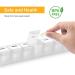 TookMag Extra Large Pill Organizer - 7 Day XL Weekly Pill Box for Vitamins, Fish Oil & Supplements - Buy Online on GoSupps.com