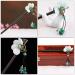 Solustre Vintage Chinese & Japanese Hairsticks - Floral Wood Hairpins & Opal Clips for Women | Perfect Mother's Day Gift - Buy Online on GoSupps.com