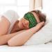 SSIMOO Green Polka Dots Eye Mask - Double-Sided Soft Light Blocking Enhances Sleep Quality - International Shipping - Buy Online on GoSupps.com