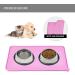 Reopet Silicone Feed Mats for Pets - Waterproof Dog & Cat Space Mats with Elevated Edges - 60x40 cm Pink - International Shipping Available - Buy Online on GoSupps.com
