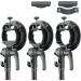 Godox S2 Flash Bracket with Bowens Mount for Godox Round Head Flash - 2 Pack - Buy Online on GoSupps.com