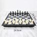 Children 's Thinking Strategy Board Game Chess for Beginners Black and White Chess Pieces for Games Magnetic Foldable Portable Chess Set - Buy Online on GoSupps.com
