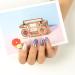 20PCS Semi Cured Gel Nail Strips | Full Cover Waterproof Nail Wrap Stickers | UV/LED Lamp Required | Colorful Bling Design - Buy Online on GoSupps.com