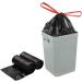 Teyyvn 4 Gallon Black Drawstring Garbage Bag Trash Bags with Drawstring 110 Counts - Buy Online on GoSupps.com