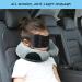 Uraqt Travel Pillows for Children - Soft Animal Neck Support Pillows for Car Aircraft & Train - Ideal Gray Baby Sleeping Cushions - Buy Online on GoSupps.com