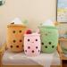 Bubble Tea Plush Pillow - Cute Boba Stuffed Animal Toy for Boba Lovers (Pink, 24cm) - Buy Online on GoSupps.com