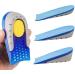 Height Increase Heel Insoles for Men & Women - Gel Lift Inserts for Comfort & Elevation | Invisible Cushion Pads 0.6" Heel Height - Buy Online on GoSupps.com