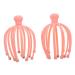 Goohochy 2 STK Head massager Pearls for children Handheld-Klauen-headscarf massager Tuben squeezing key multi-purpose tool cracking scalp tingling combo plastic man