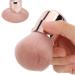 Soft Fiber Hair Blush Brush Seamless Base Brush Strong Powder-Holding Power Aluminum Handle for Wet Powder Perfect for Makeup Application