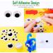120pcs Black Self Adhesive Googly Eyes - Assorted Sizes 6mm to 30mm - Craft DIY Art Decorations - Buy Online on GoSupps.com