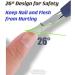 2 in 1 Manicure Tool Finger Nail Clippers with Nail File Dead Skin and Hangnail Trimmer Toenail Scissors Emery Board - Blue - Buy Online on GoSupps.com