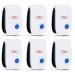 Ultrasonic Pest Repeller Pack of 6, Pest Control Ultrasonic Repellent Electronic Insects Rodents Repellent for Mosquito, Mouse, Cockroaches,Rats,Bug, Spider, Ant, Flies