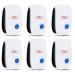 Ultrasonic Pest Repeller Pack of 6, Pest Control Ultrasonic Repellent Electronic Insects Rodents Repellent for Mosquito, Mouse, Cockroaches,Rats,Bug, Spider, Ant, Flies